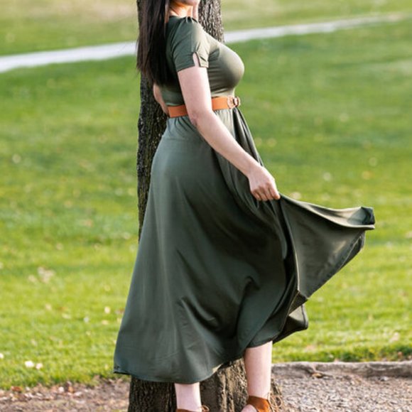 LuLaRoe Riley Midi Dress - Picture 5 of 5